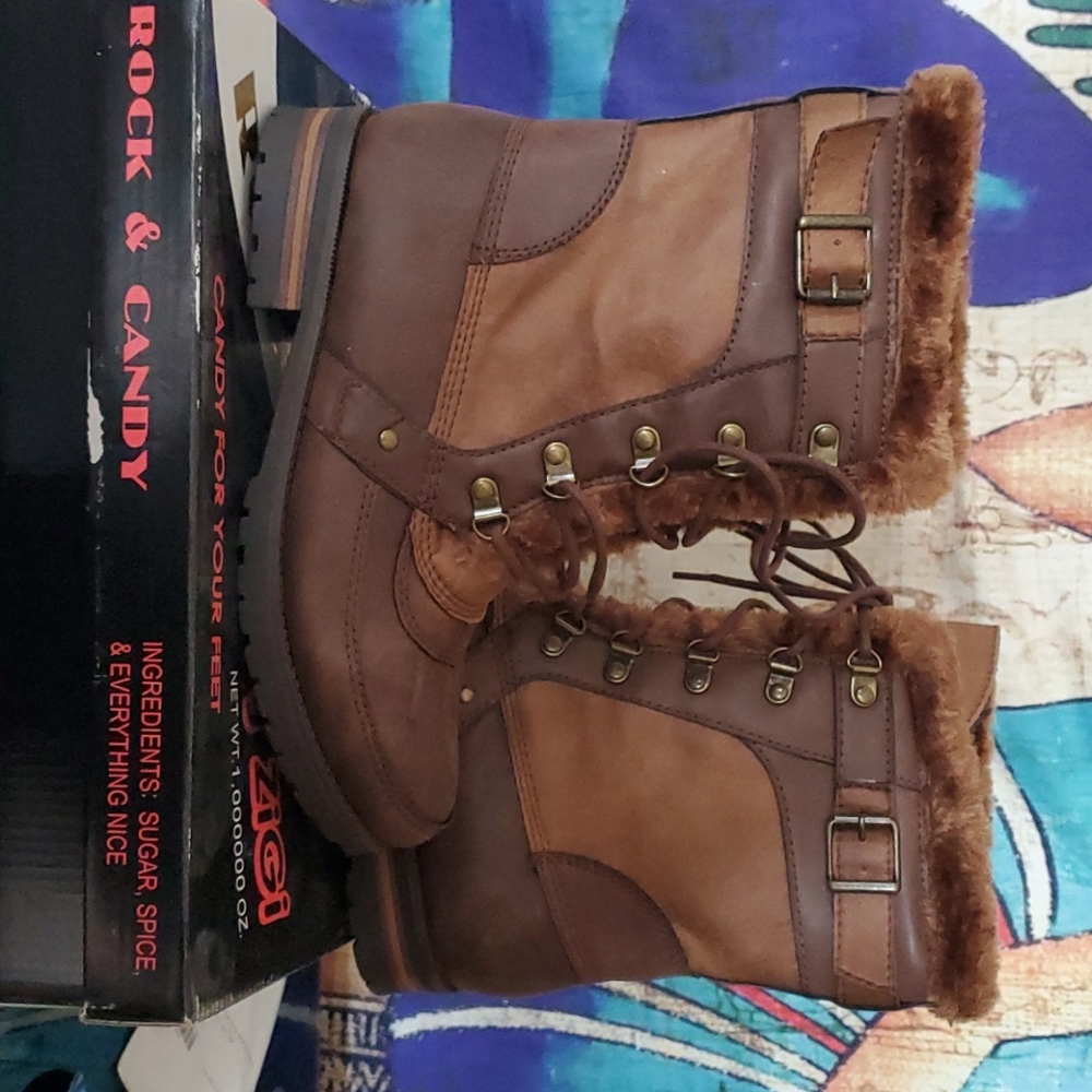 Women's winter brown boots